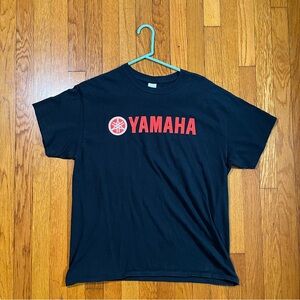 Men’s L T-Shirt Yamaha / I Learned To Ride At BIG St Charles Motorsports - black